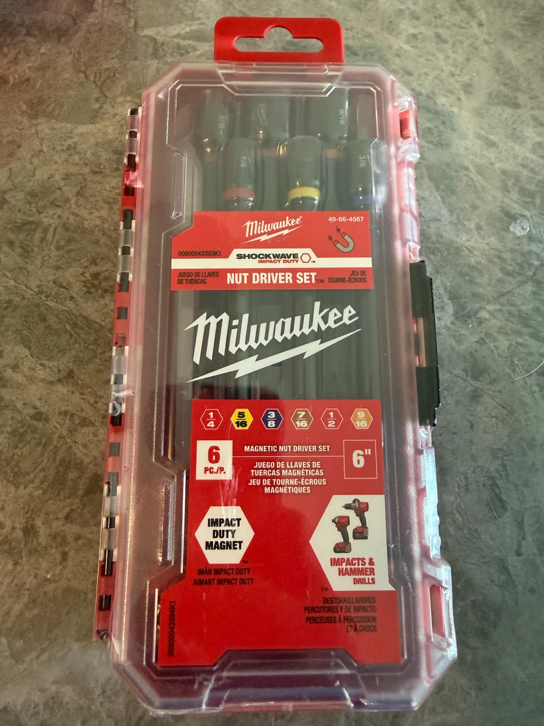 Milwaukee SHOCKWAVE Impact Nut Driver Set (6-Piece)