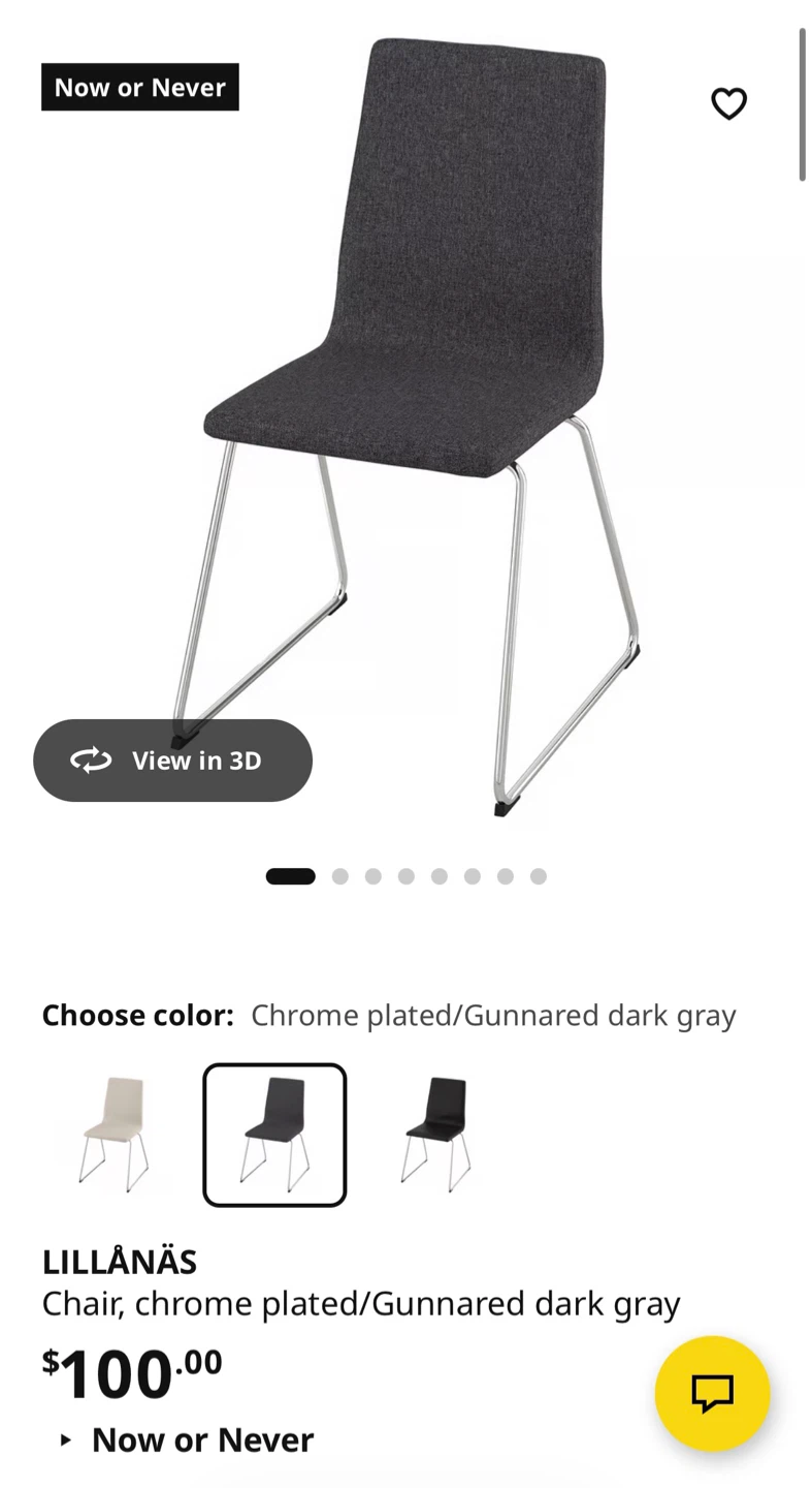 IKEA LILLANÄS Dining Chairs (Set of 3) - photo 3