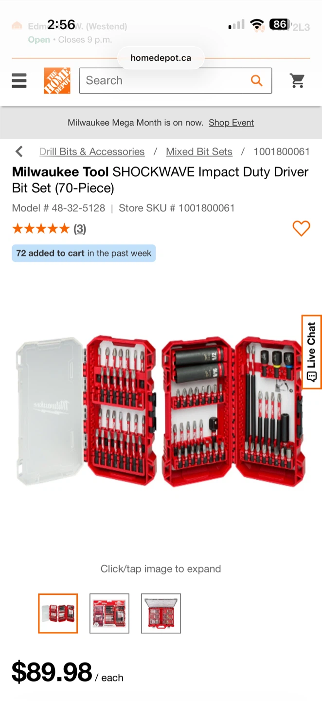 Milwaukee SHOCKWAVE Impact Duty Driver Bit Set (70-Piece) - photo 2