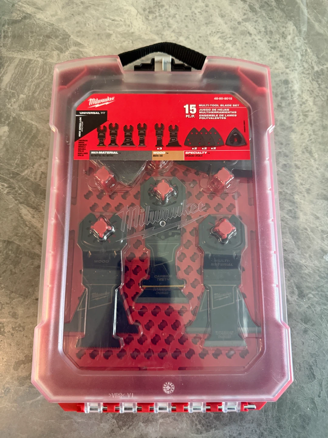 Milwaukee Tool OPEN-LOK 15-Piece Multi-Tool Blade Kit w/ Case