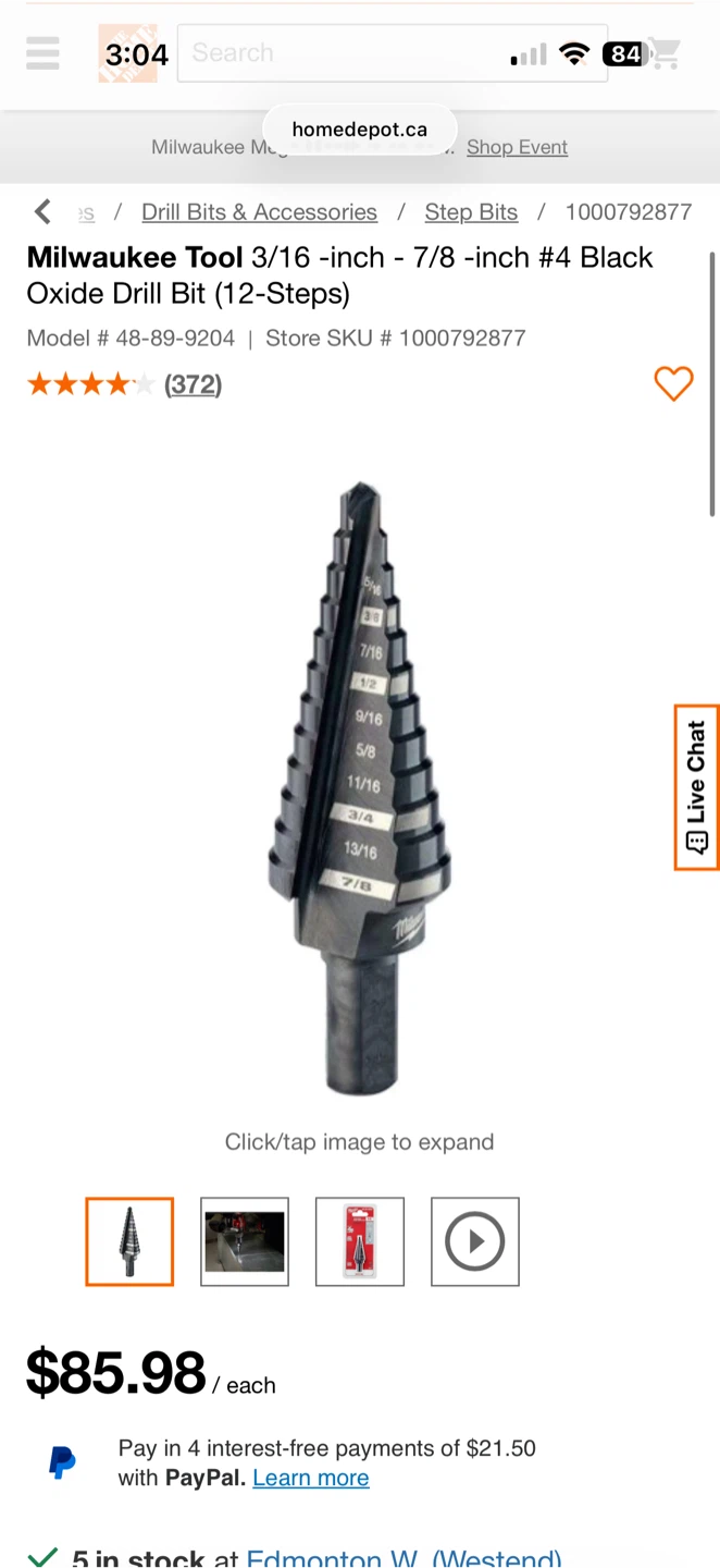 Milwaukee #4 Jam-Free Step Drill Bit - photo 2