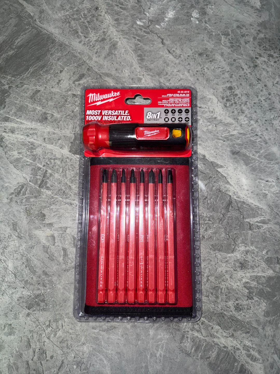 Milwaukee 8-in-1 1000V Insulated Multi-Bit Screwdriver