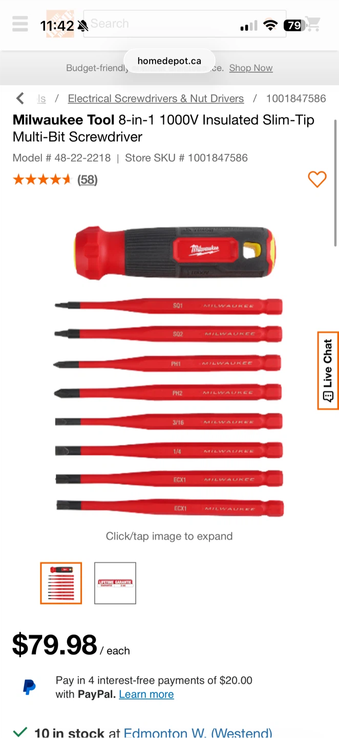 Milwaukee 8-in-1 1000V Insulated Multi-Bit Screwdriver - photo 2