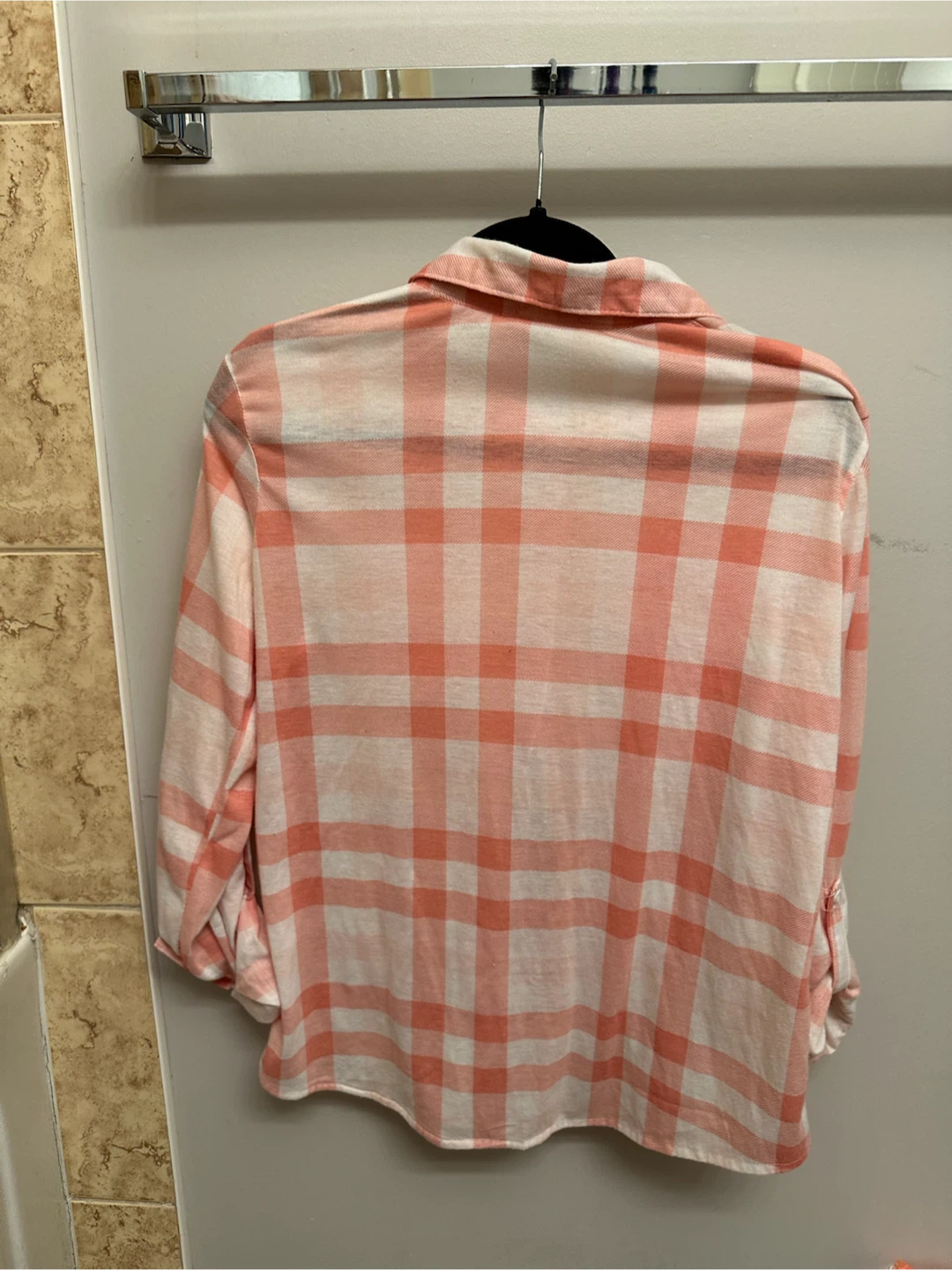 Women's Plaid Long Sleeve Button-Up Shirt - photo 2