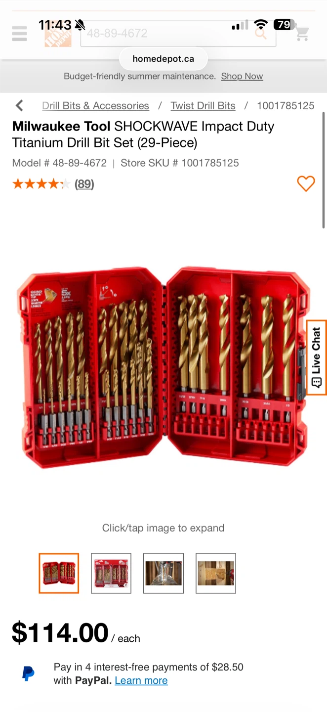 Milwaukee SHOCKWAVE Titanium Drill Bit Set (29-Piece) - photo 2