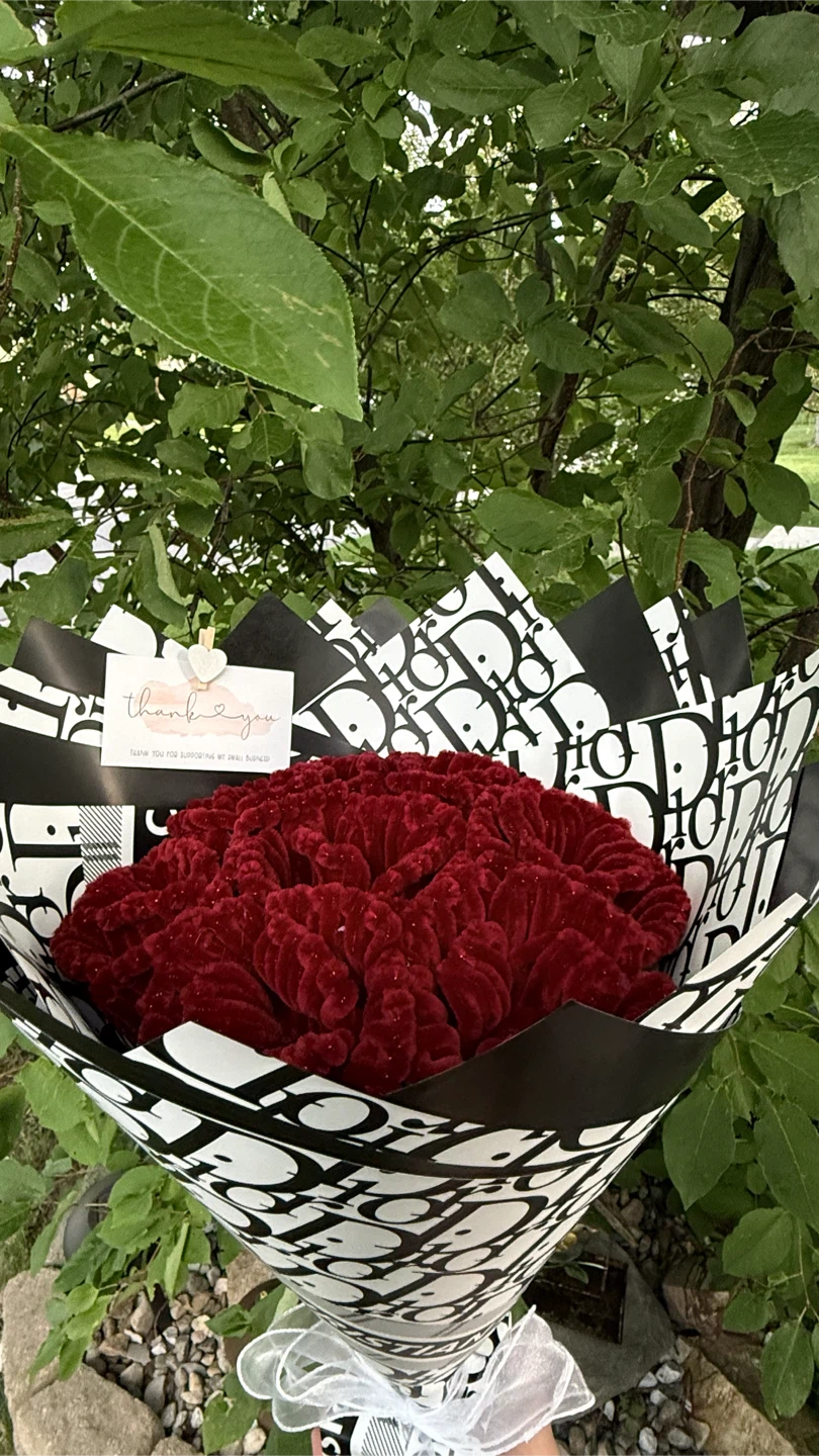 Rose Flower Bouquet - Red Velvet - photo 2