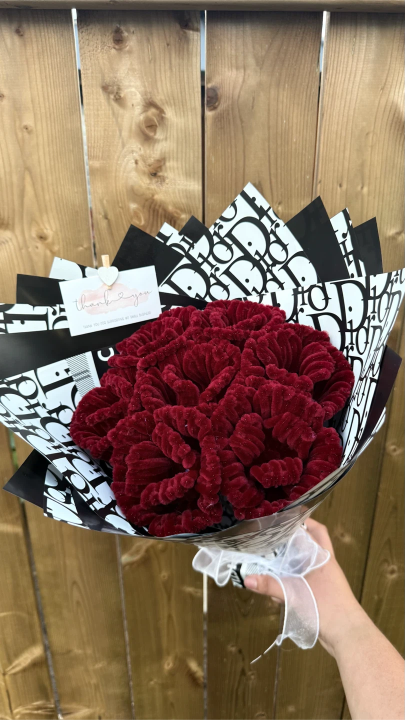 Rose Flower Bouquet - Red Velvet - photo 3