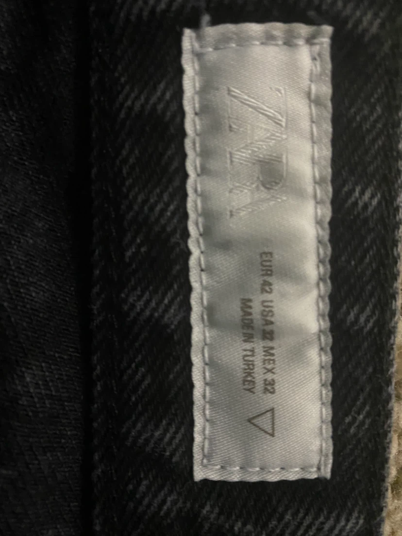 Zara Black Denim Flared Jeans - photo 2