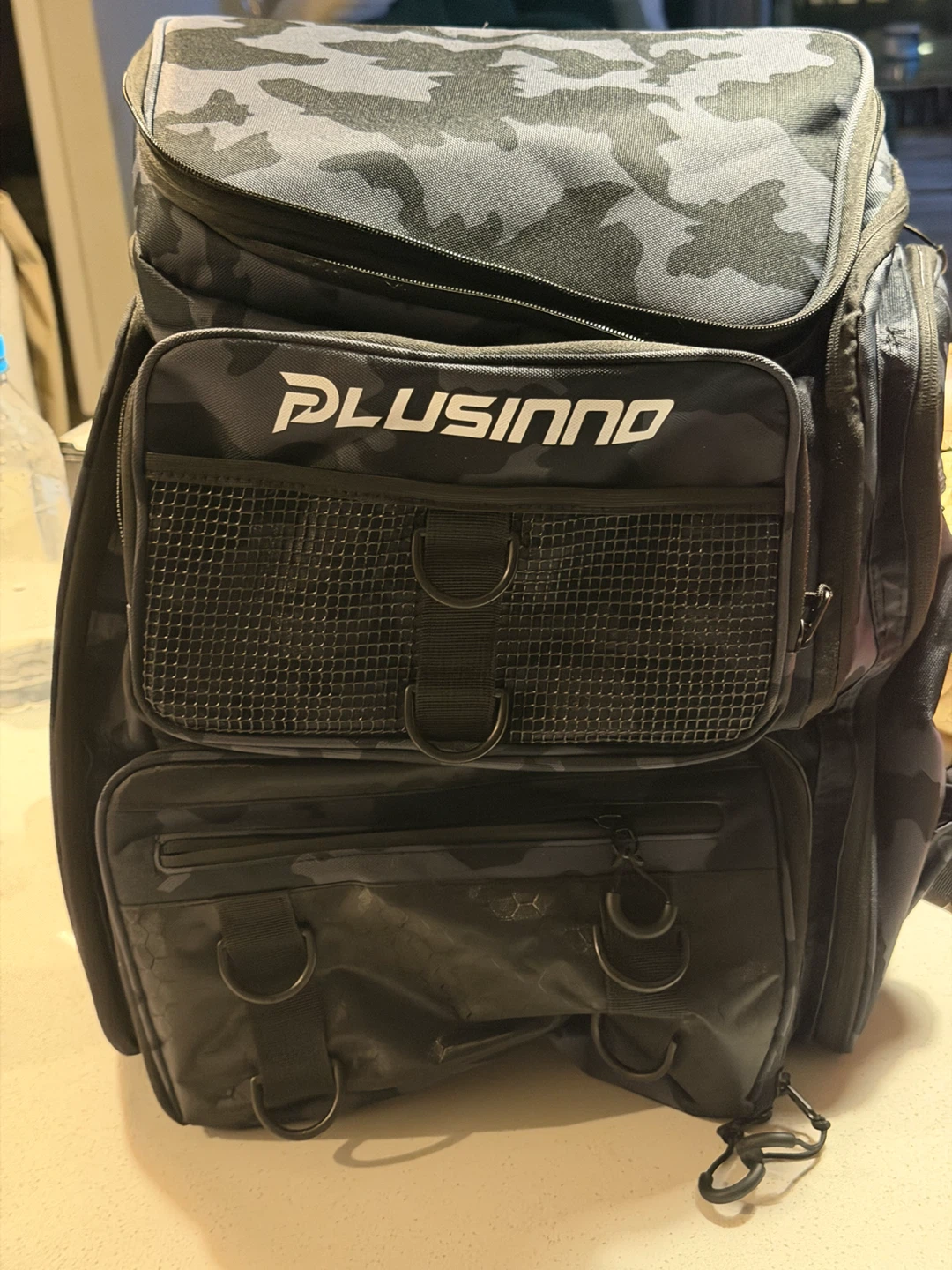 PLUSINNO Camouflage Fishing Backpack