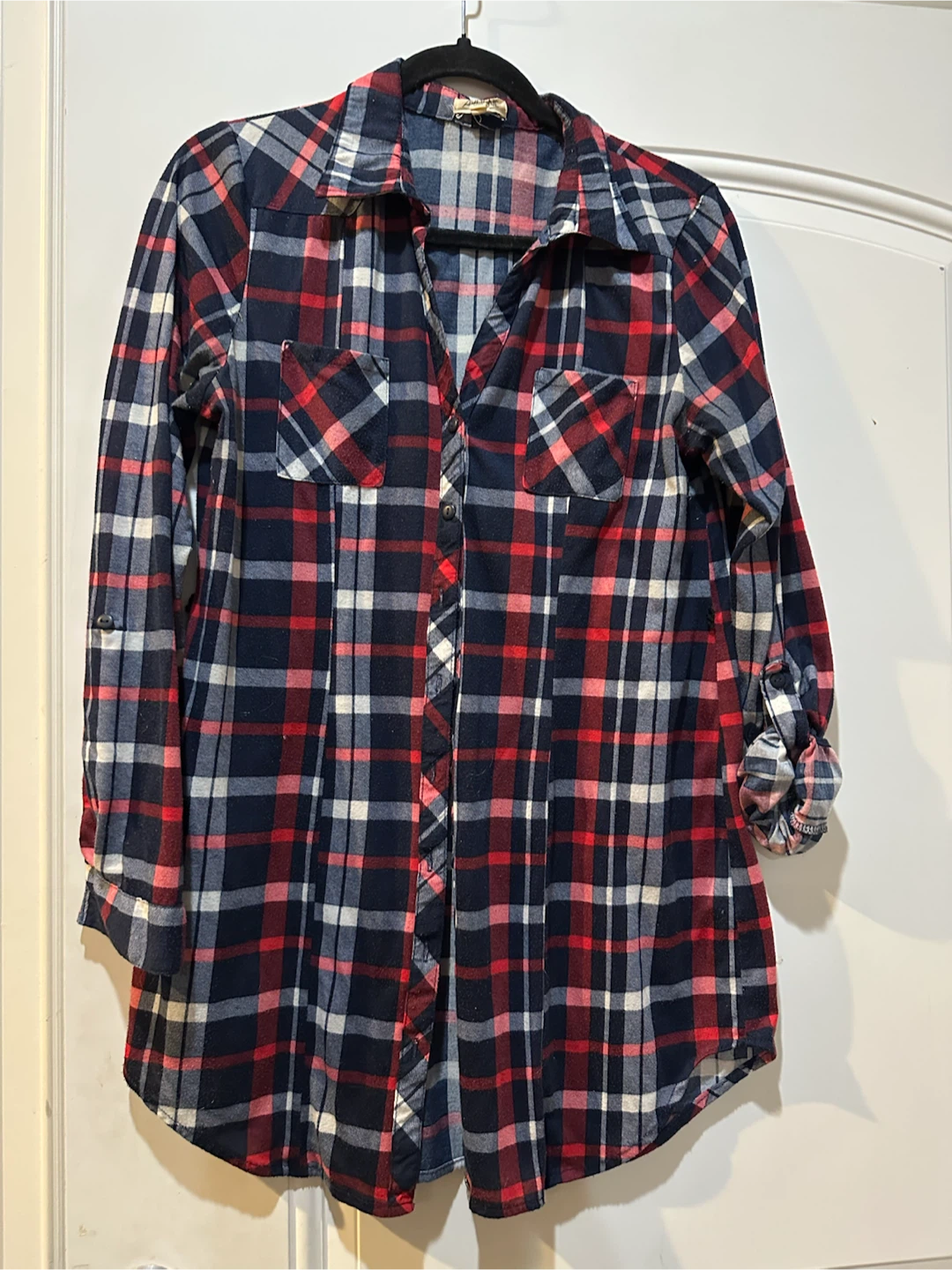 Women's Plaid Flannel Shirt