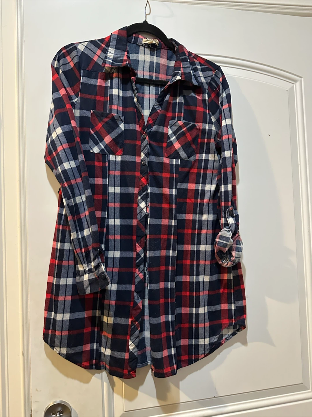 Women's Plaid Flannel Shirt - photo 2