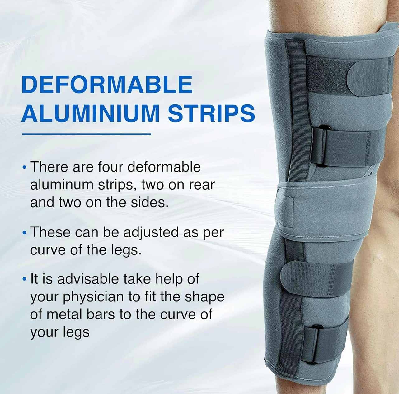 Wonder Care Knee Brace with Adjustable Straps - photo 2