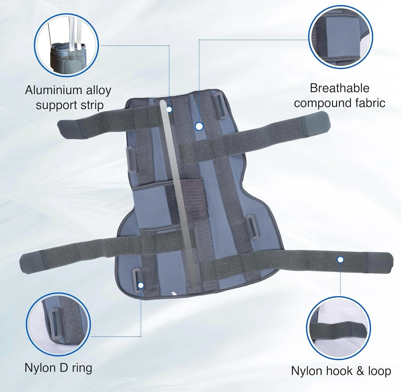 Wonder Care Knee Brace with Adjustable Straps - photo 3