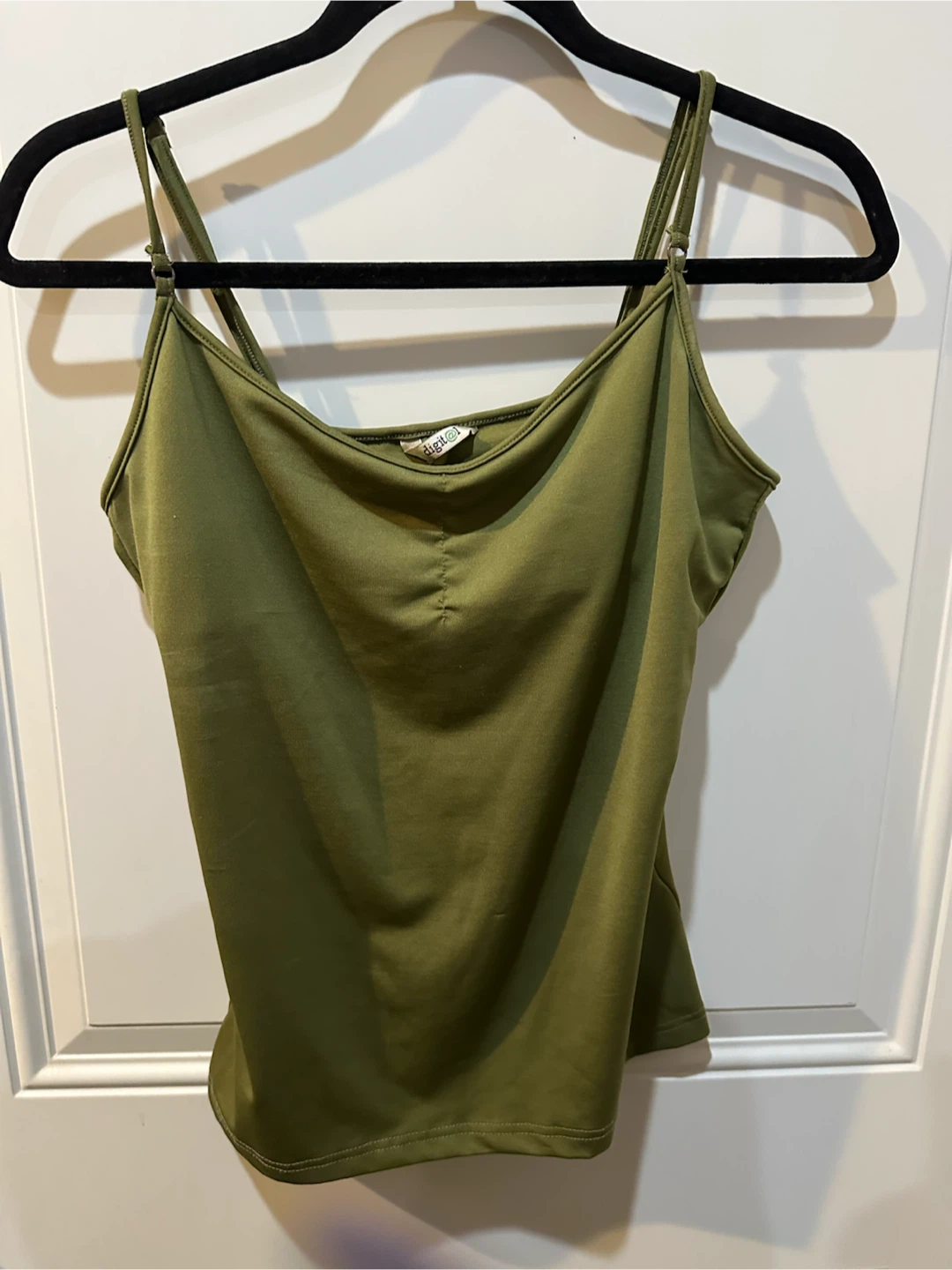 Digit@l Cami Top - Olive Green - photo 2