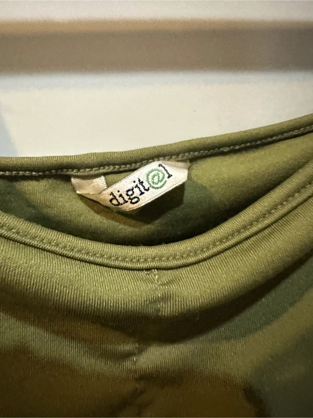 Digit@l Cami Top - Olive Green - photo 3