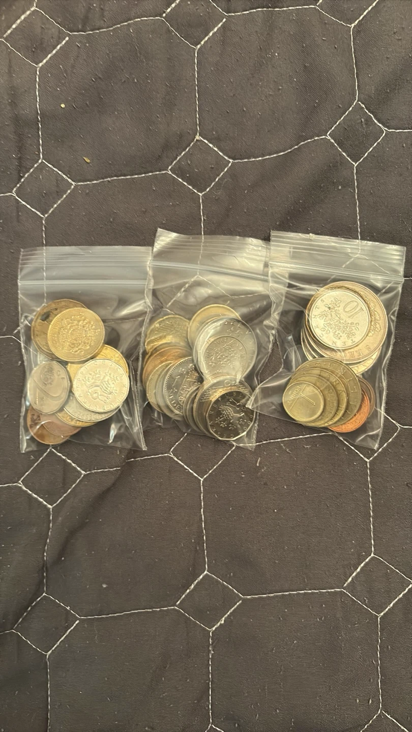 Assorted Foreign Coins Collection