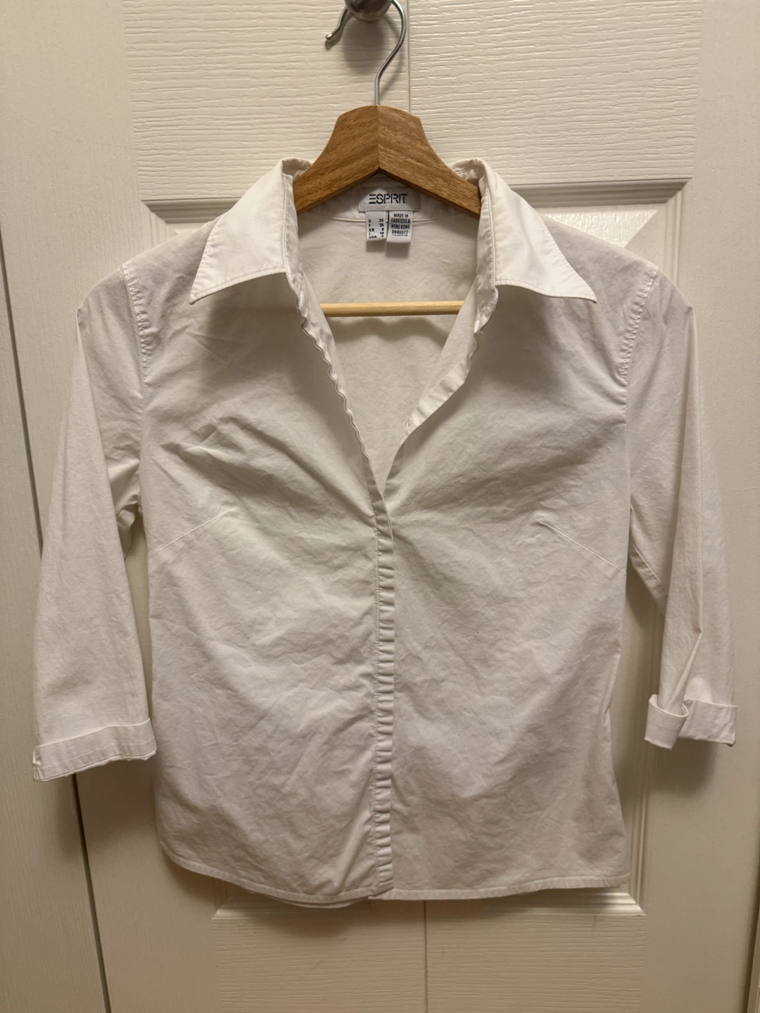 Esprit White Button-Up Shirt