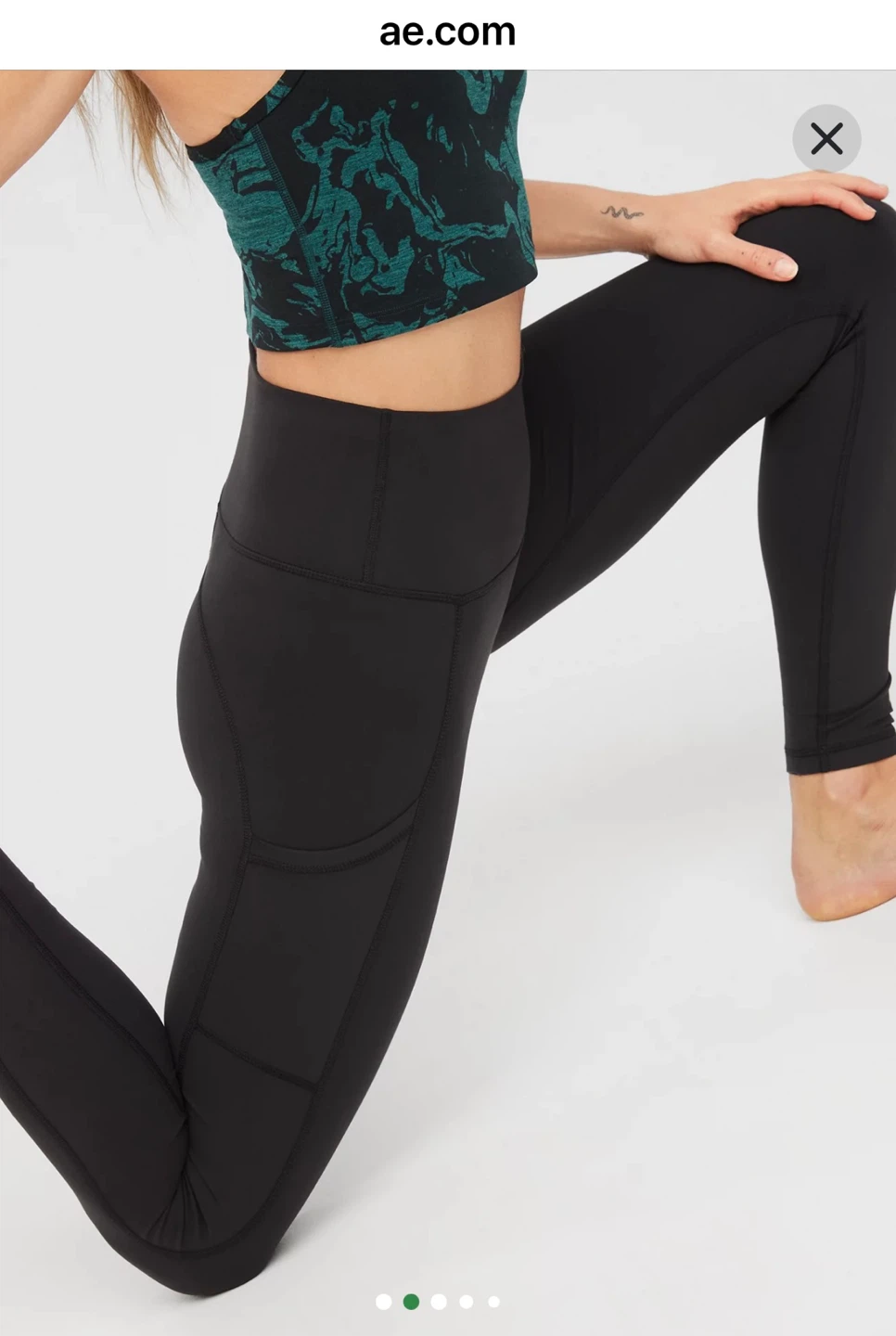 American Eagle Black Pocket Leggings - photo 3