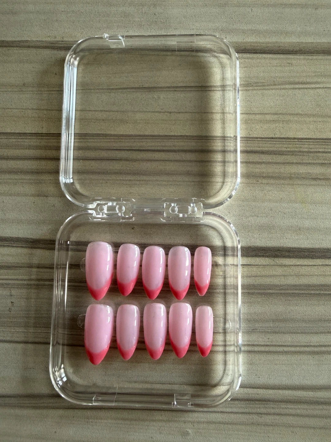 French Tip Press-On Nails - photo 2