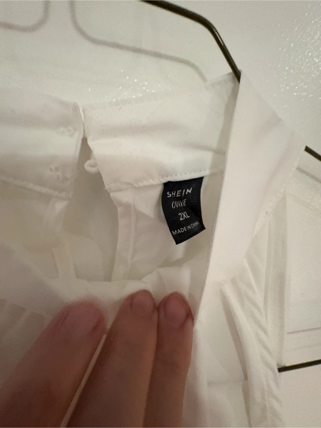 White Cold Shoulder Blouse - photo 2