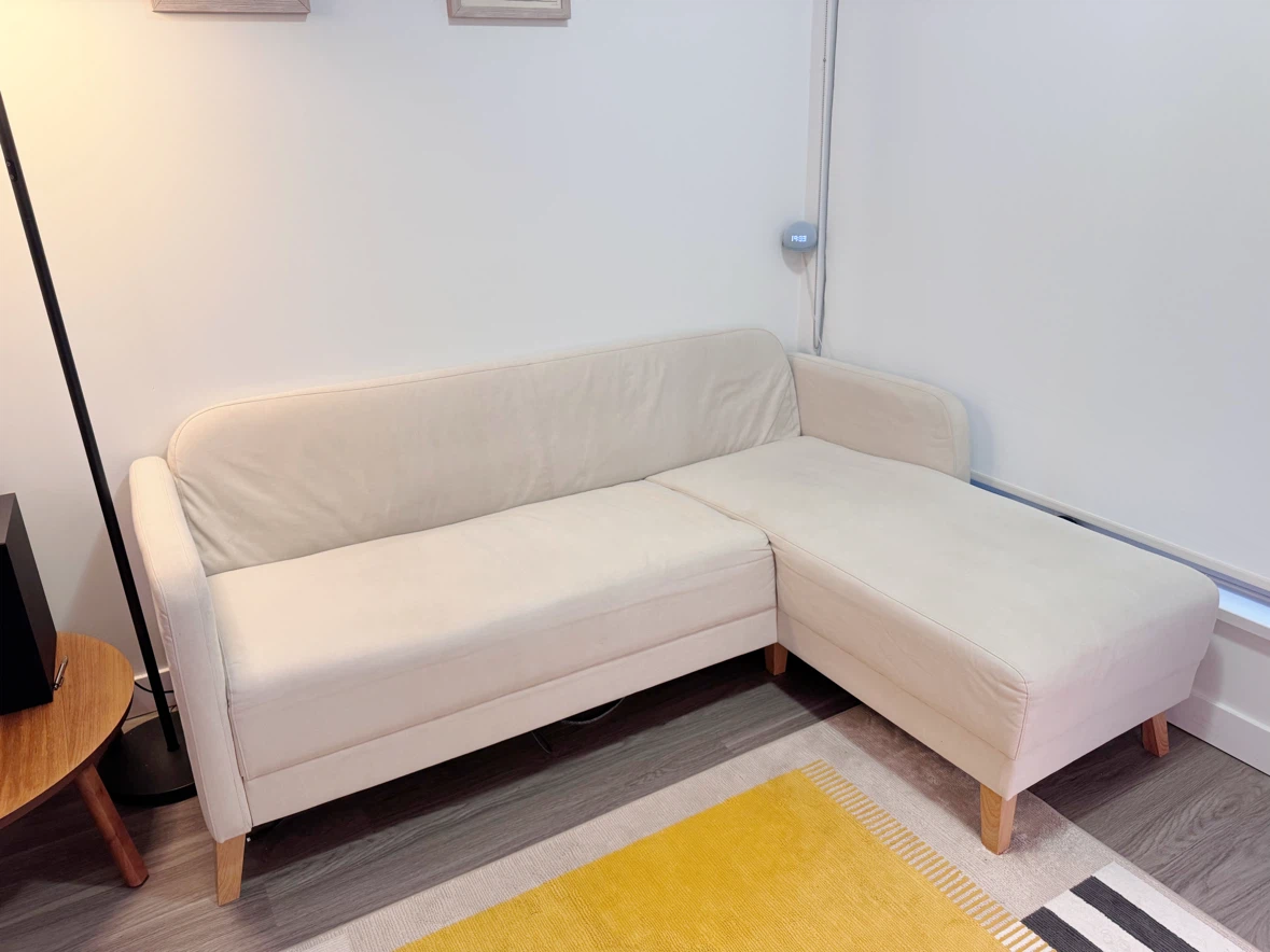 Beige IKEA LINANÄS Sectional Sofa - photo 2