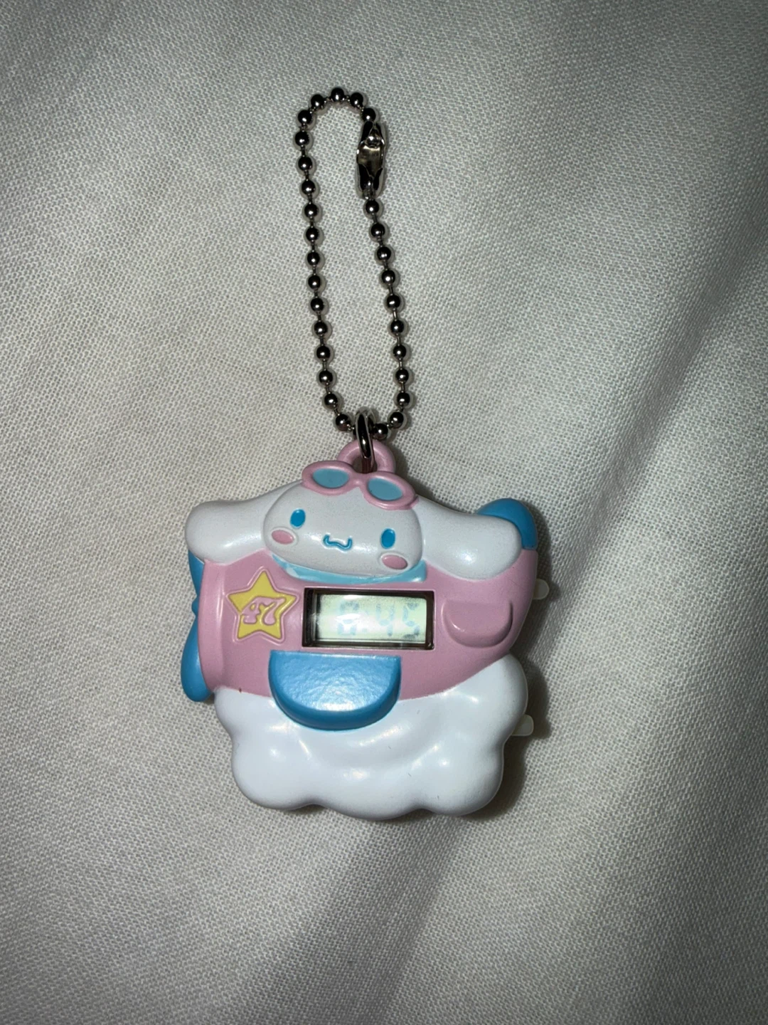 Vintage rare Cinnamoroll watch swing gashapon keychain - photo 4