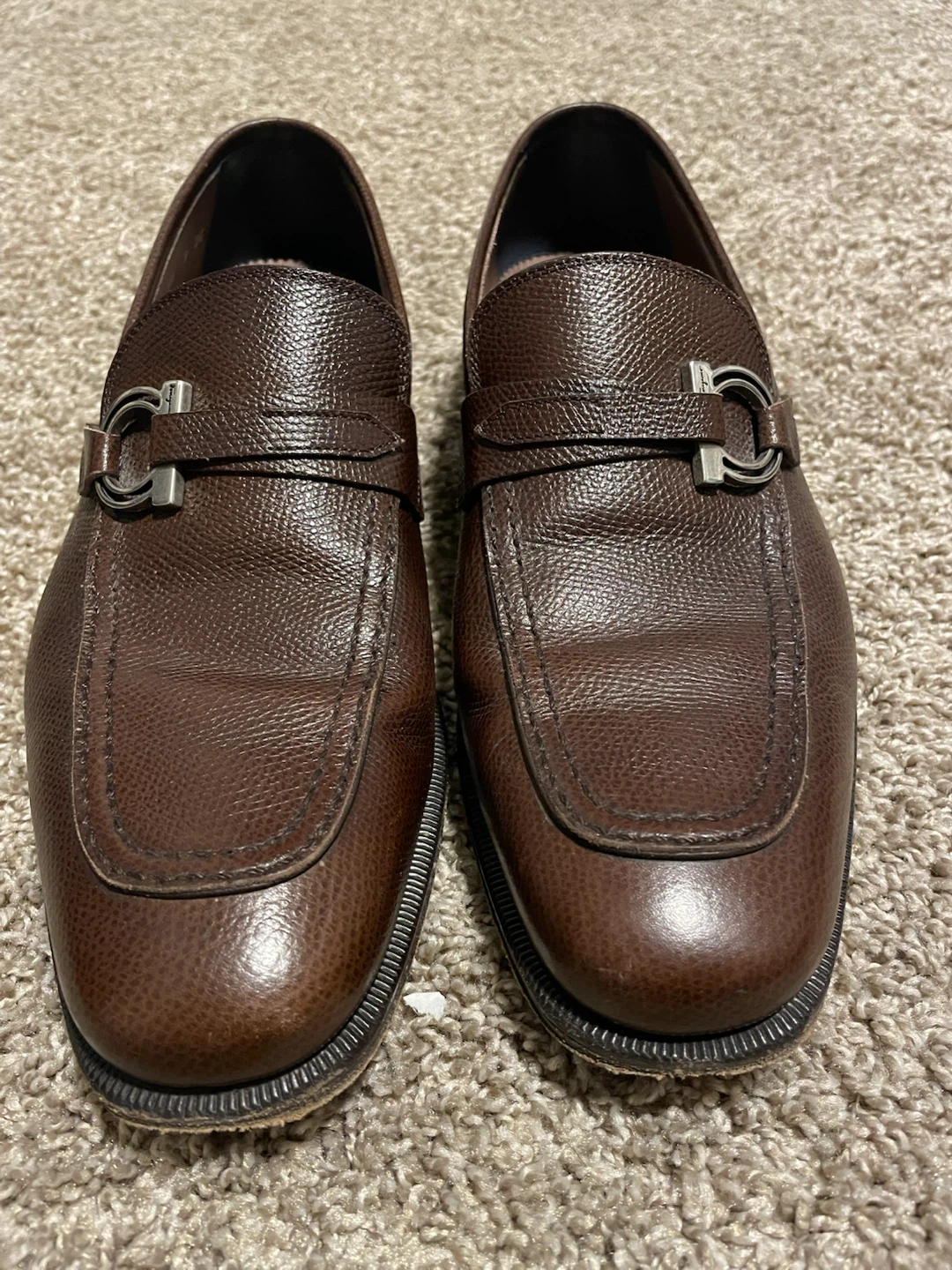 Salvatore Ferragamo Gancini Loafers - Brown - photo 2