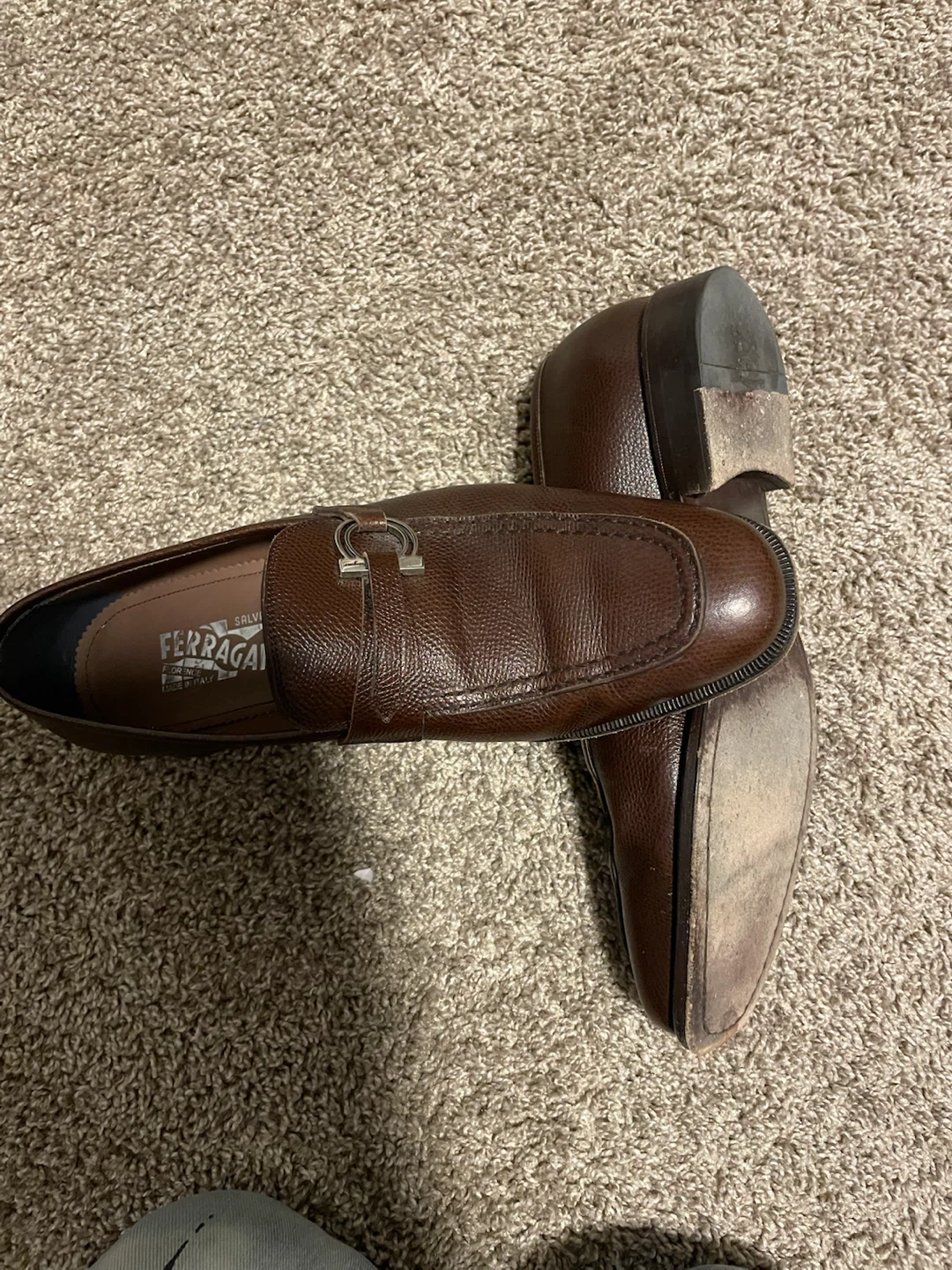 Salvatore Ferragamo Gancini Loafers - Brown - photo 3