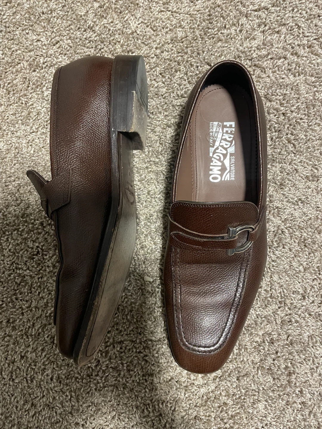 Salvatore Ferragamo Gancini Loafers - Brown - photo 4