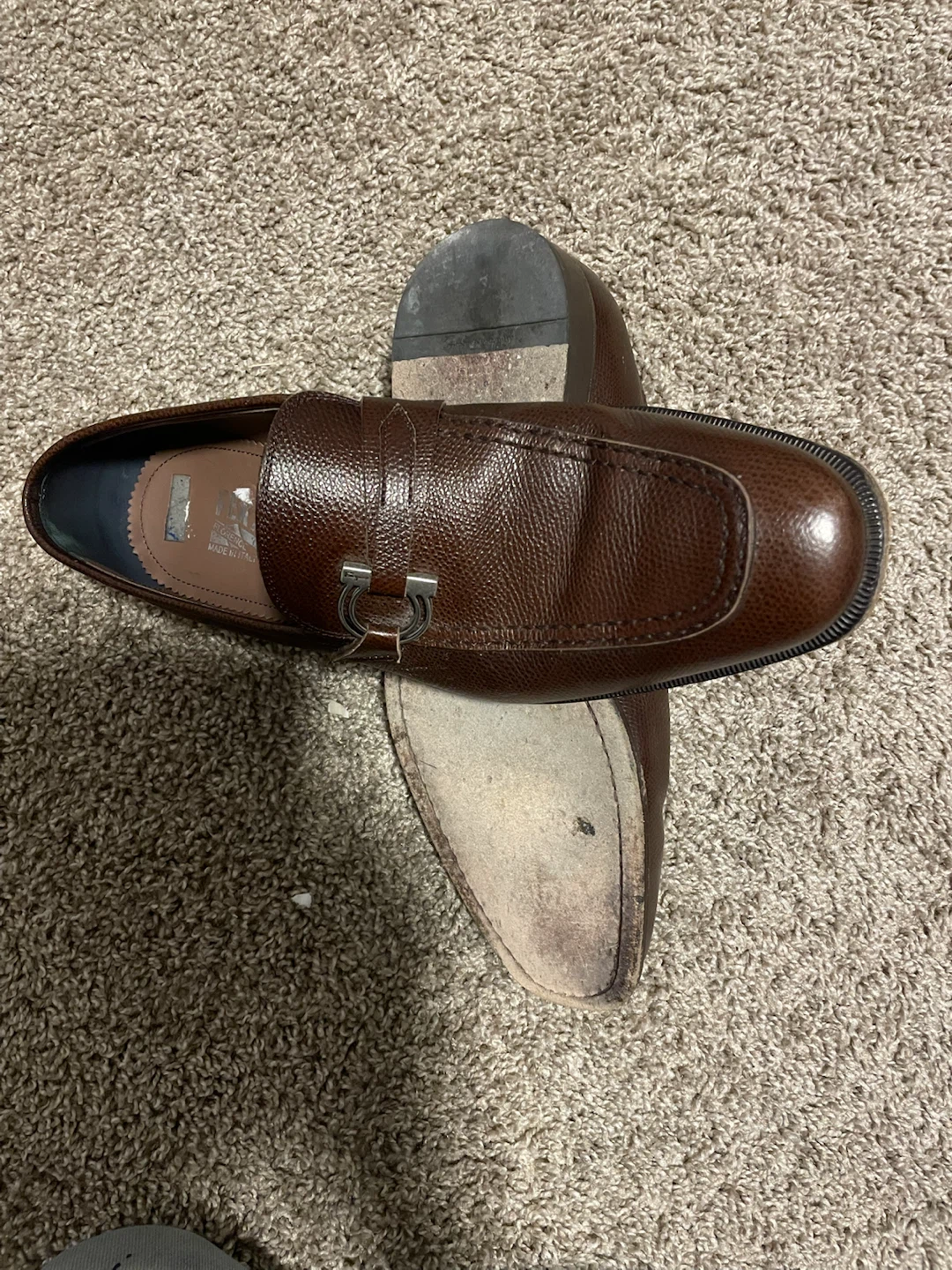 Salvatore Ferragamo Gancini Loafers - Brown - photo 5