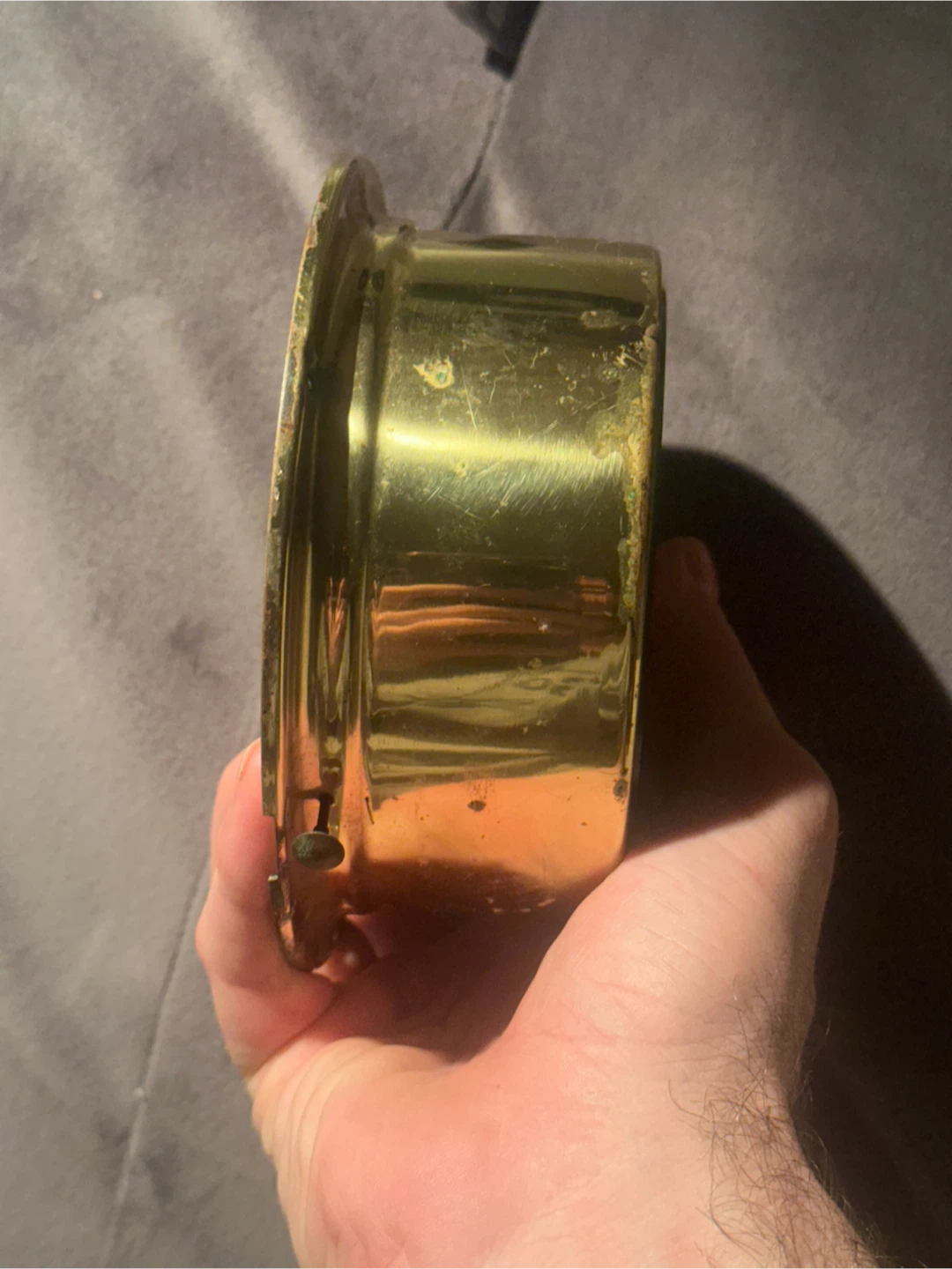 Vintage Danforth/White Brass Wind Velocity Gauge 5.5" - photo 5