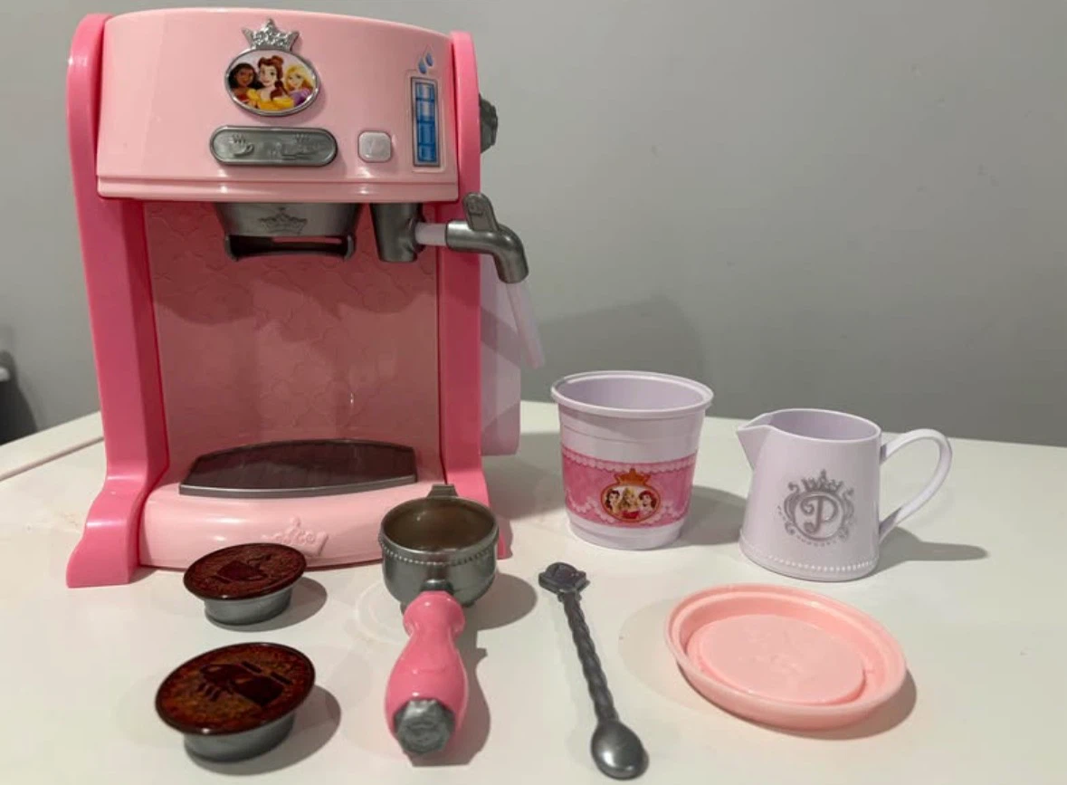 Disney Princess Play Espresso Coffeemaker Toy Set