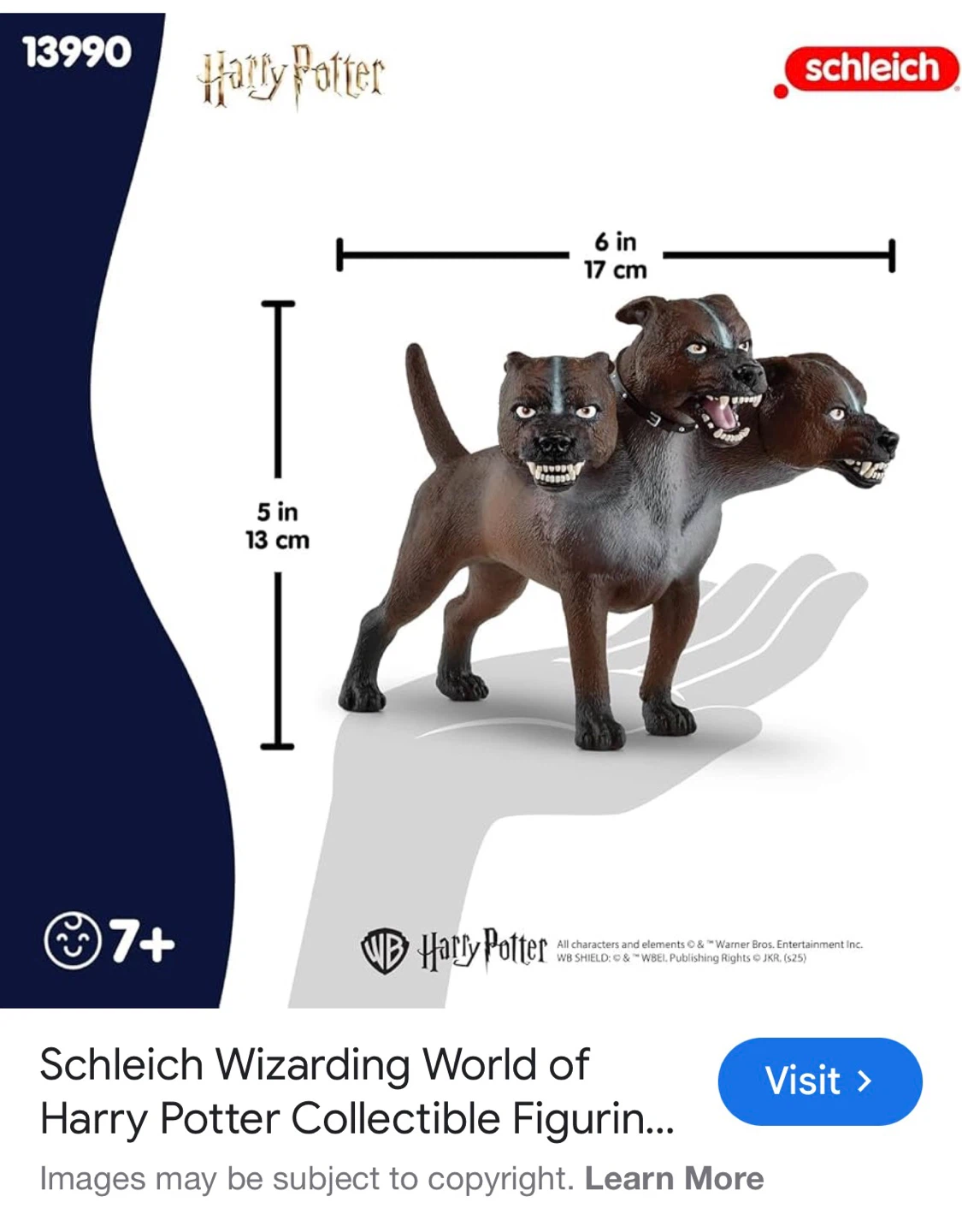 Schleich Harry Potter Fluffy Collectible Figurine