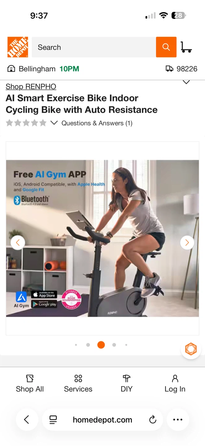RENPHO AI-Powered Smart Bike - photo 5
