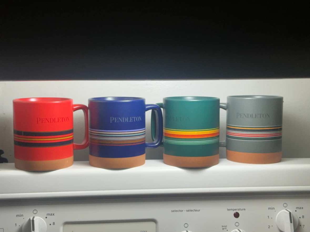 Set of 4 Pendleton Coffee Mugs