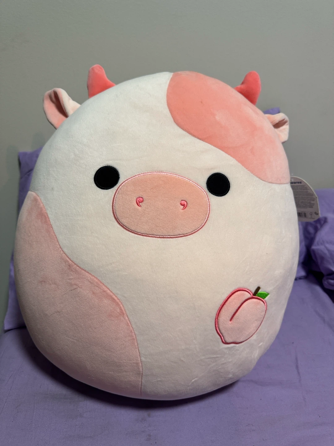 14 inch Lilaz Cow Squishamallow New