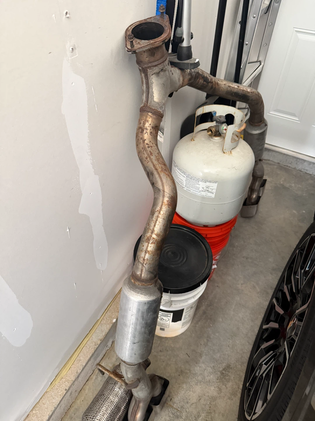 Used Exhaust Muffler Assembly