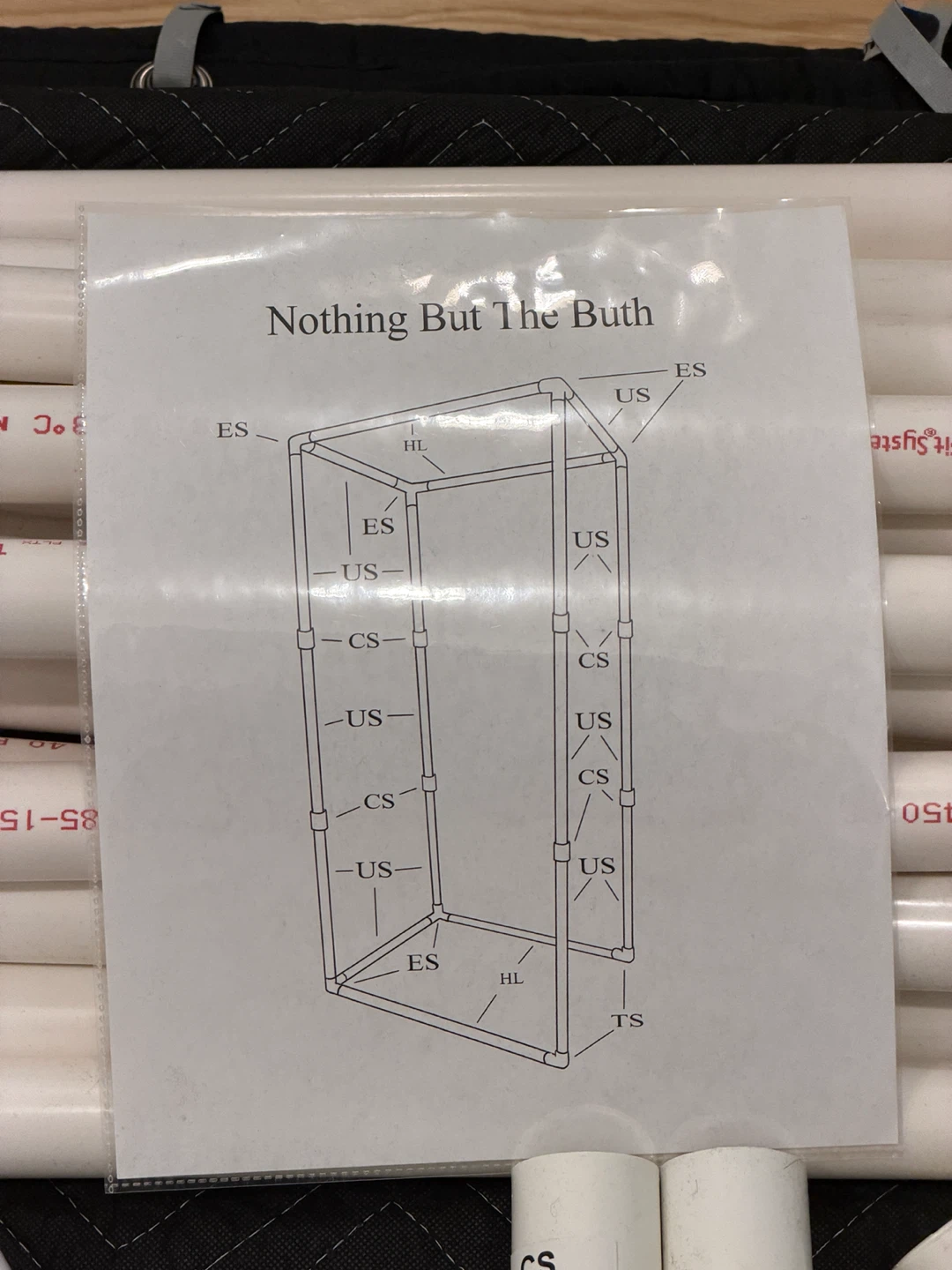 Acoustic Vocal Booth PVC Frame Kit - photo 2