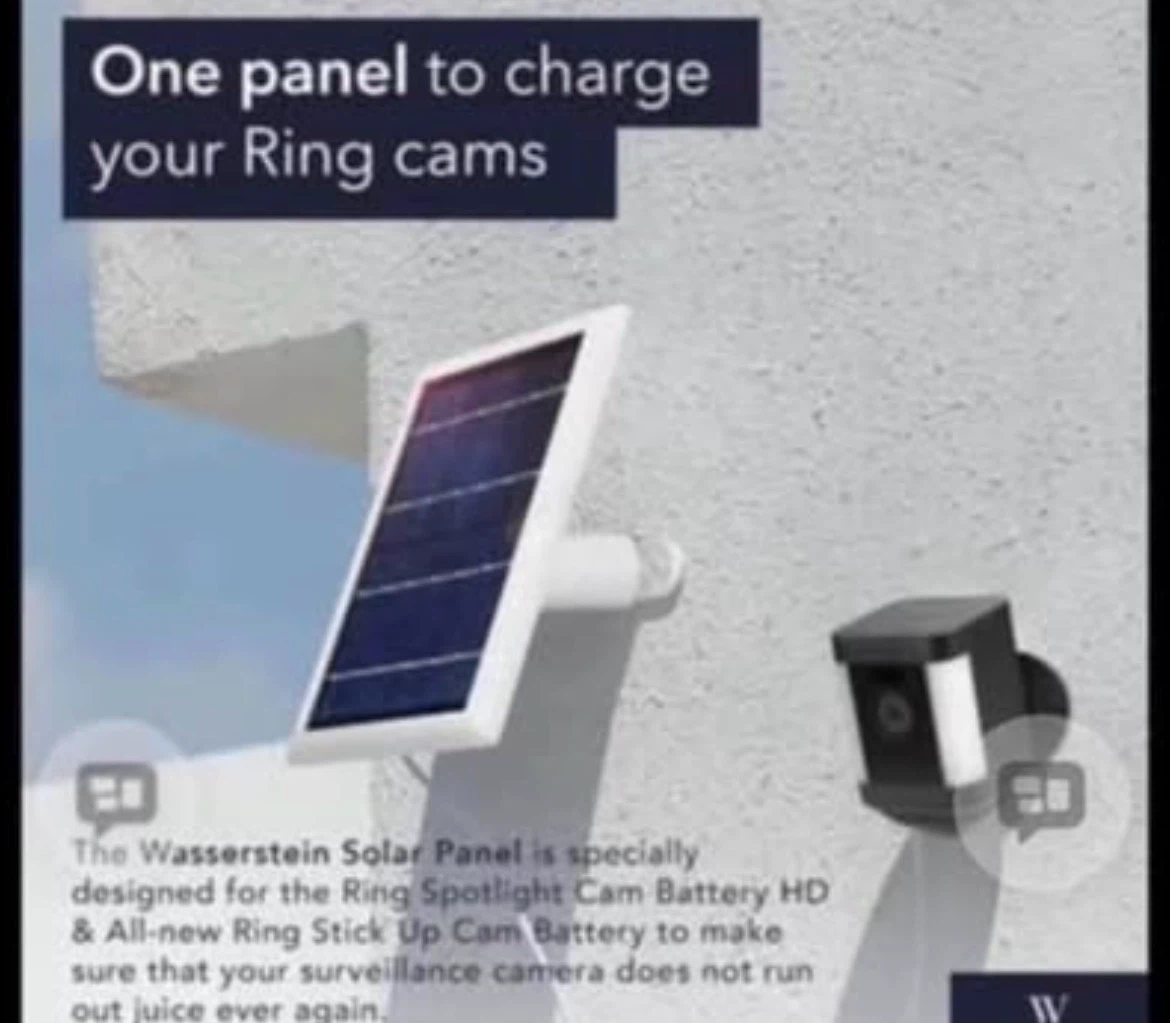 3 Wasserstein Solar Panel for Ring Cameras - photo 3
