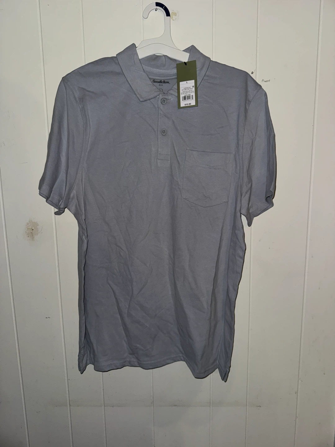 Goodfellow & Co. Men's Light Blue Polo Shirt Size L - photo 2