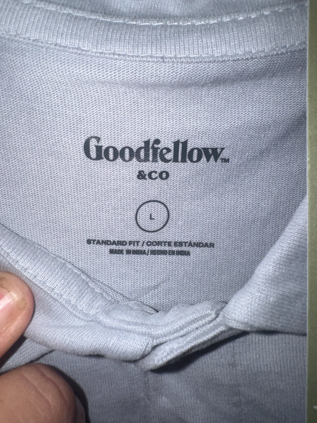 Goodfellow & Co. Men's Light Blue Polo Shirt Size L - photo 4