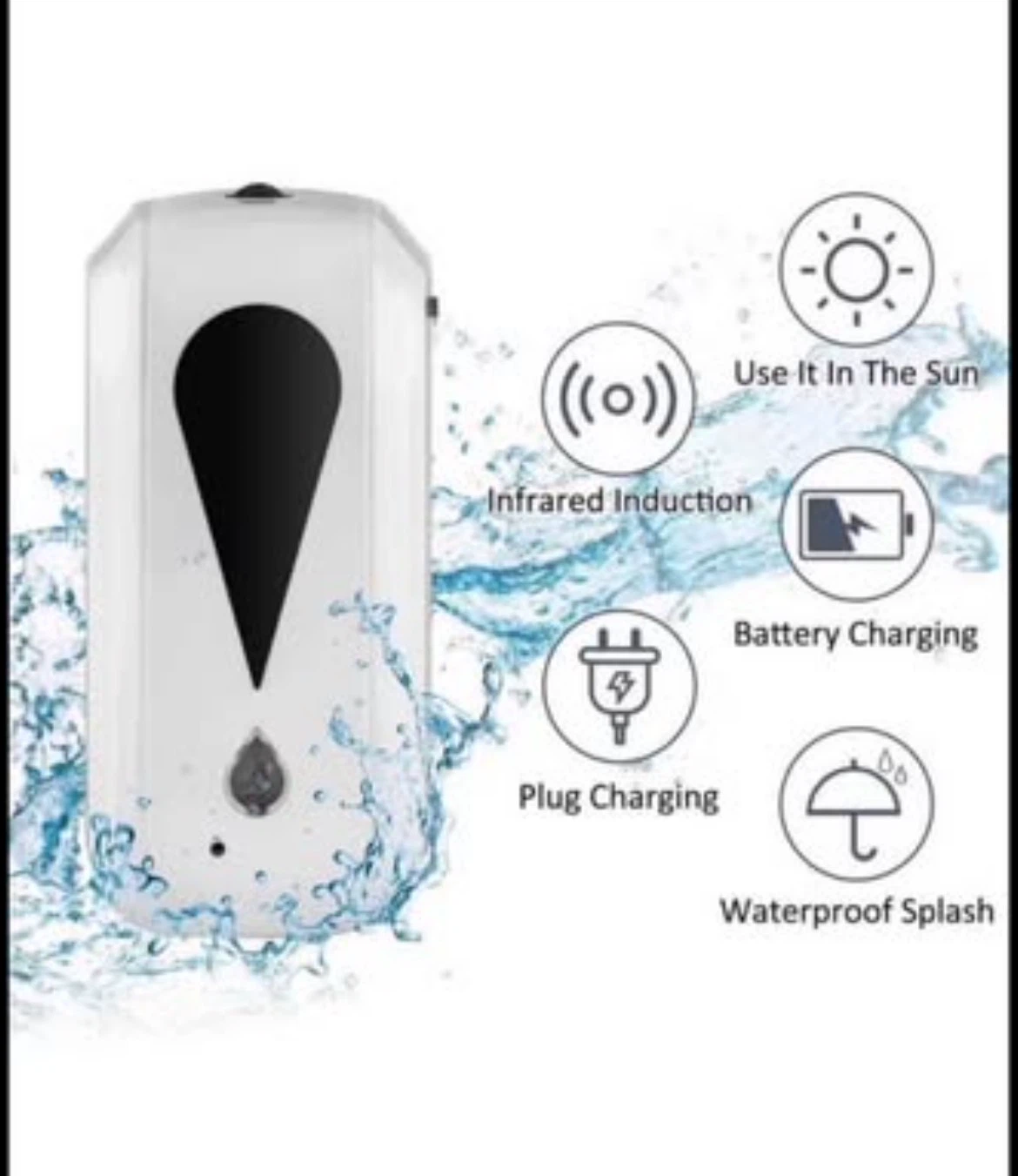 Automatic Soap Dispenser 1200ml USB Charging - photo 3
