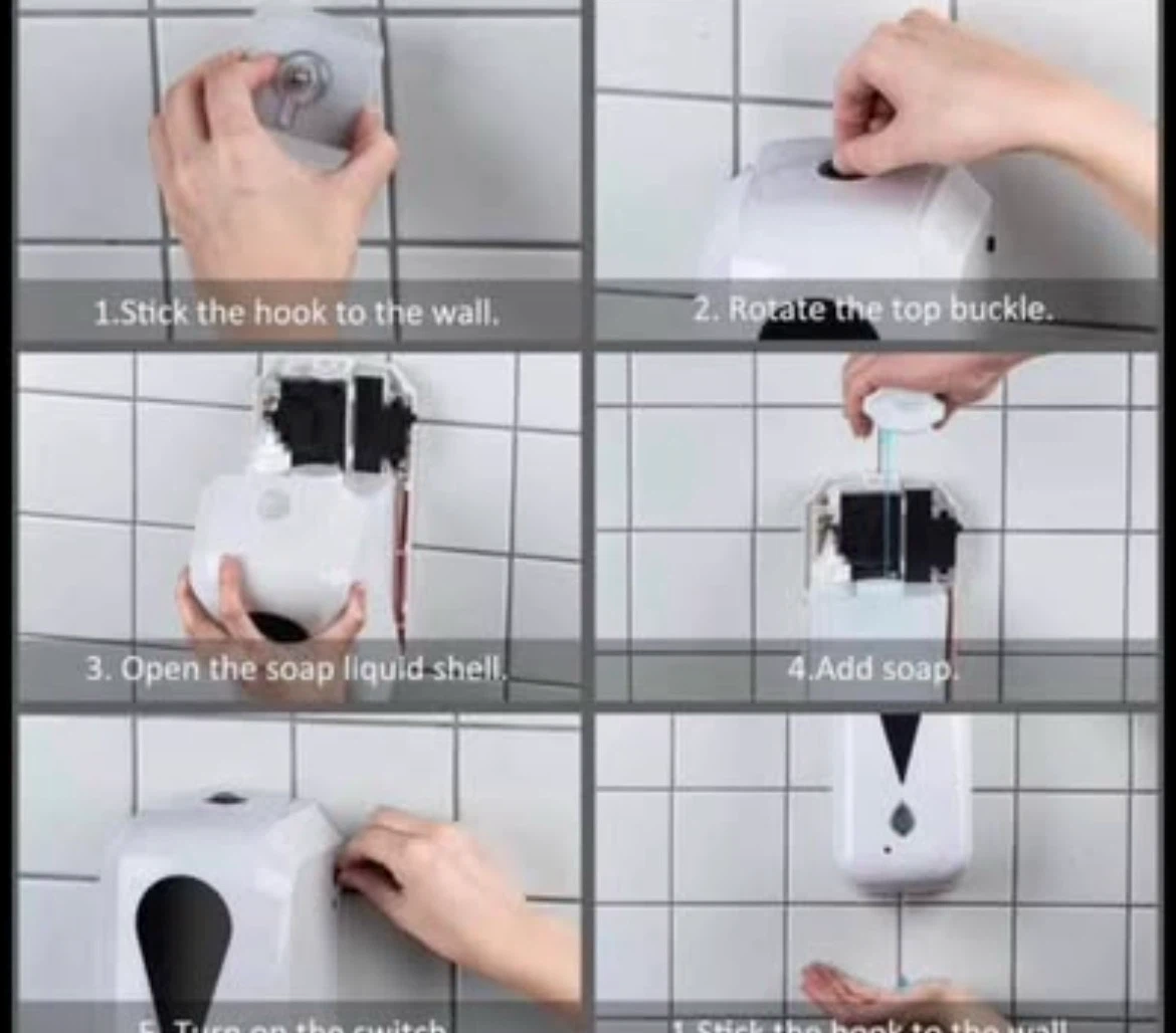 Automatic Soap Dispenser 1200ml USB Charging - photo 4