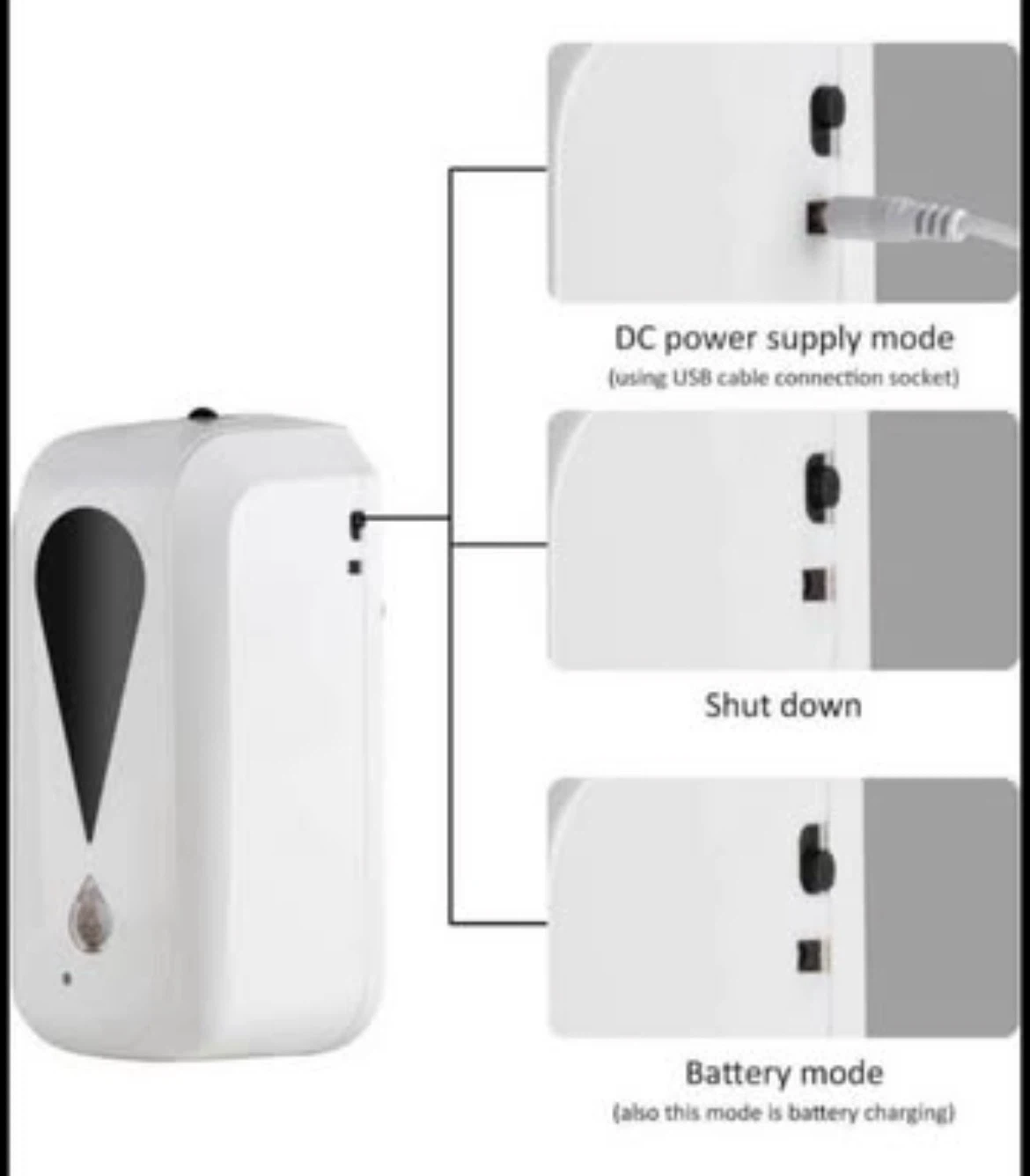 Automatic Soap Dispenser 1200ml USB Charging - photo 5