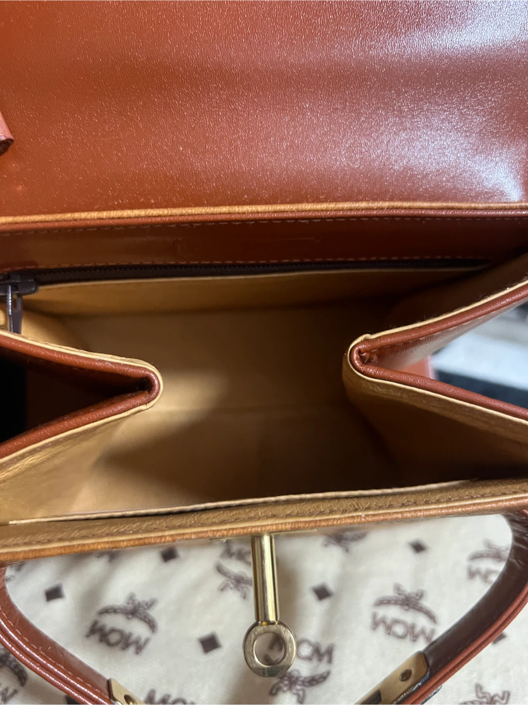 MCM Visetos Mini Satchel Bag - photo 2