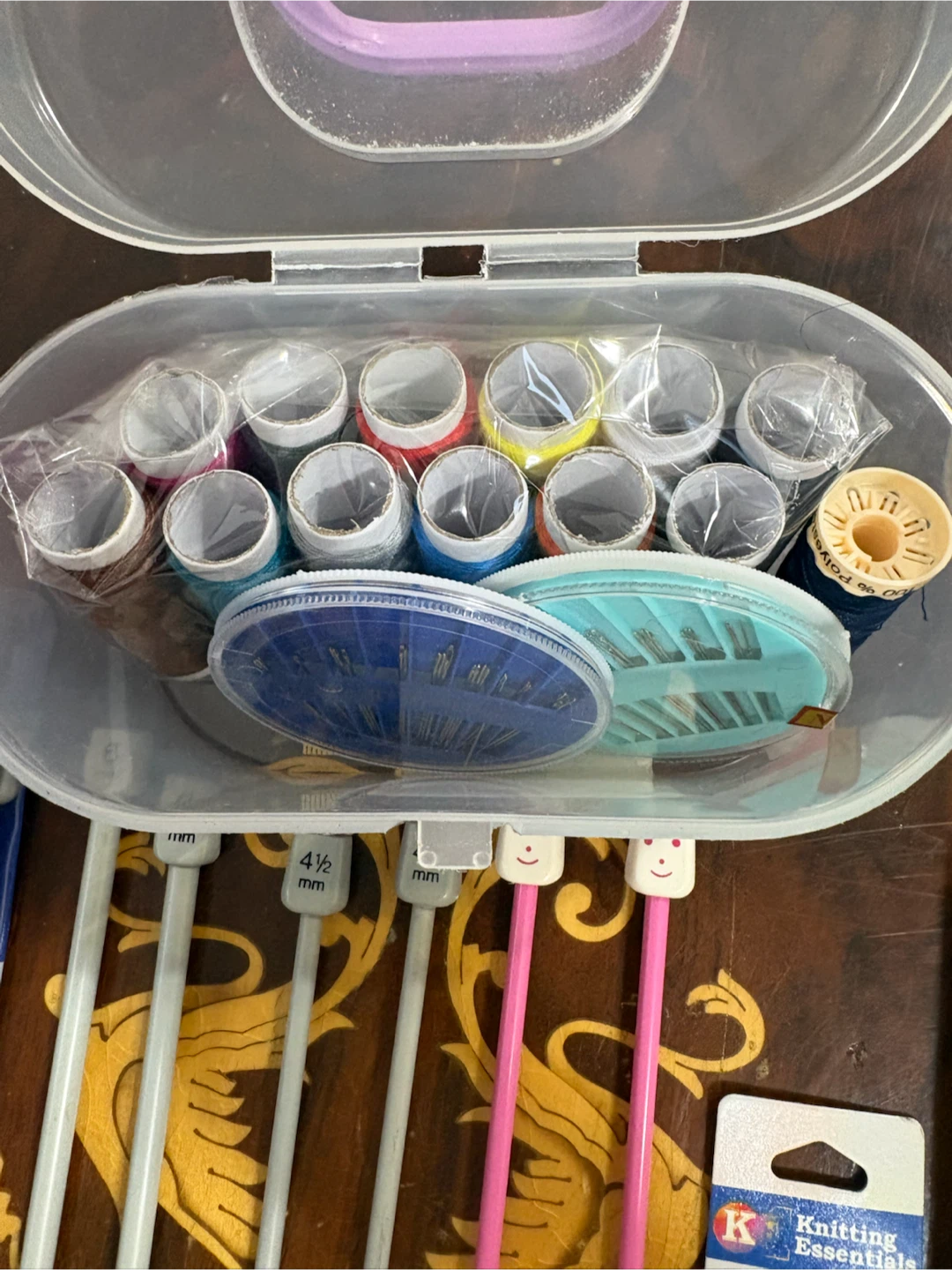 Knitting & Sewing Kit with Yarn and Needles - photo 4
