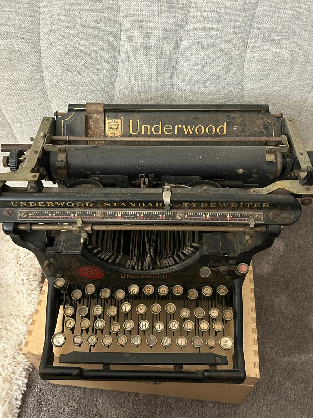 Vintage Underwood Standard Typewriter - photo 2