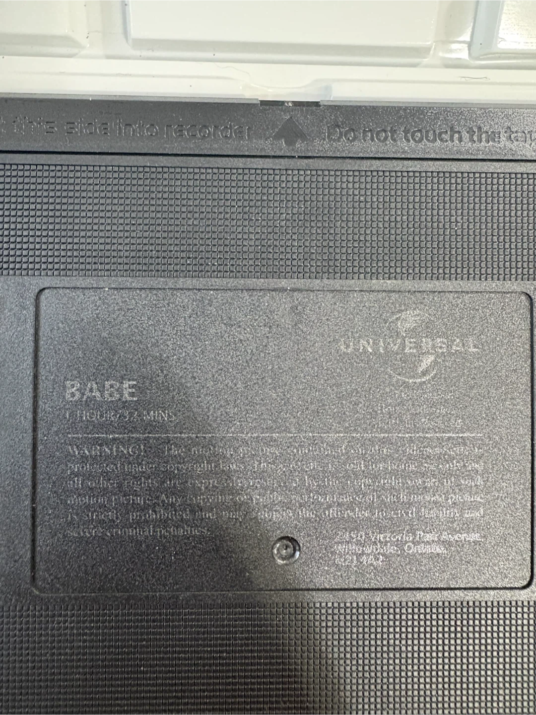 Babe Family Features VHS Tape - photo 3