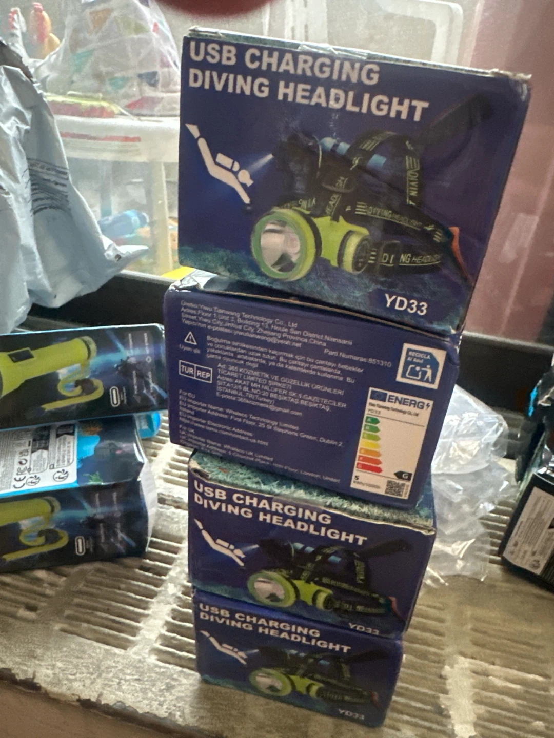 USB Charging Diving Headlight YD33 - photo 3
