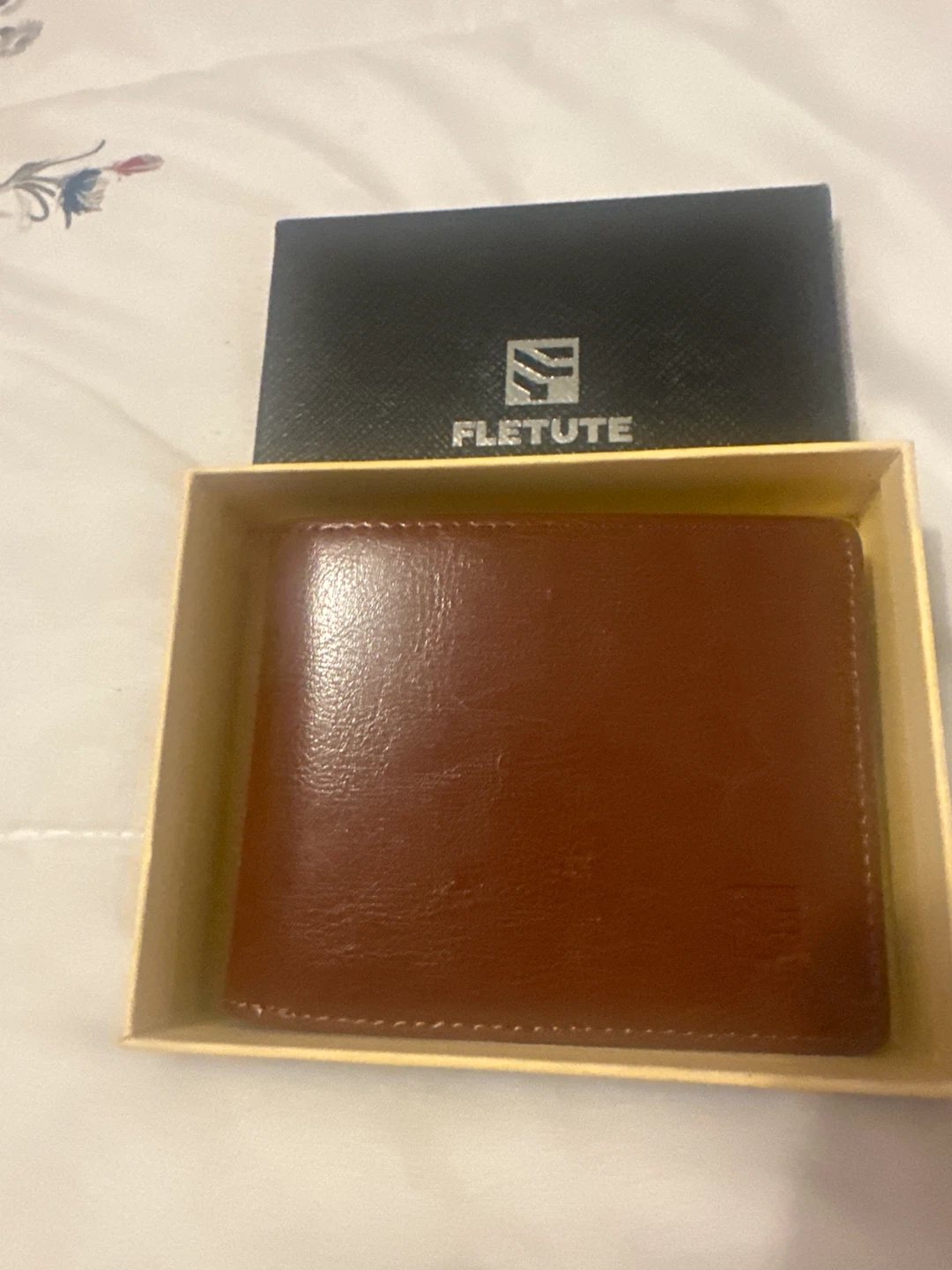 Fletute Brown Bi-Fold Wallet